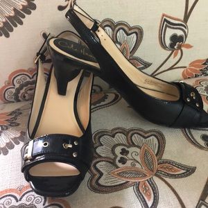 Cole Haan Black Peek Toe